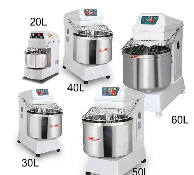 different sizes dough mixers